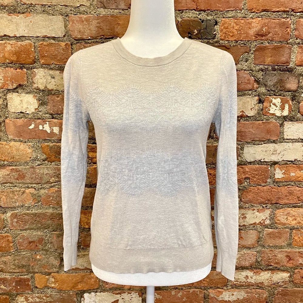 Banana Republic Sweater Lace Design Sz XS